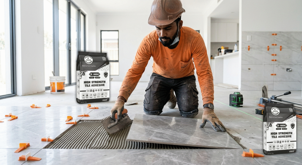 tile lagane ka sahi tarika - professional tiling guide by Ignite Polymers