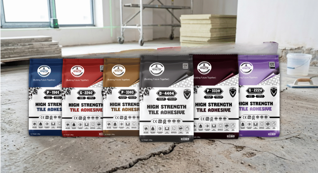 different types of tile adhesive grades for different surfaces
